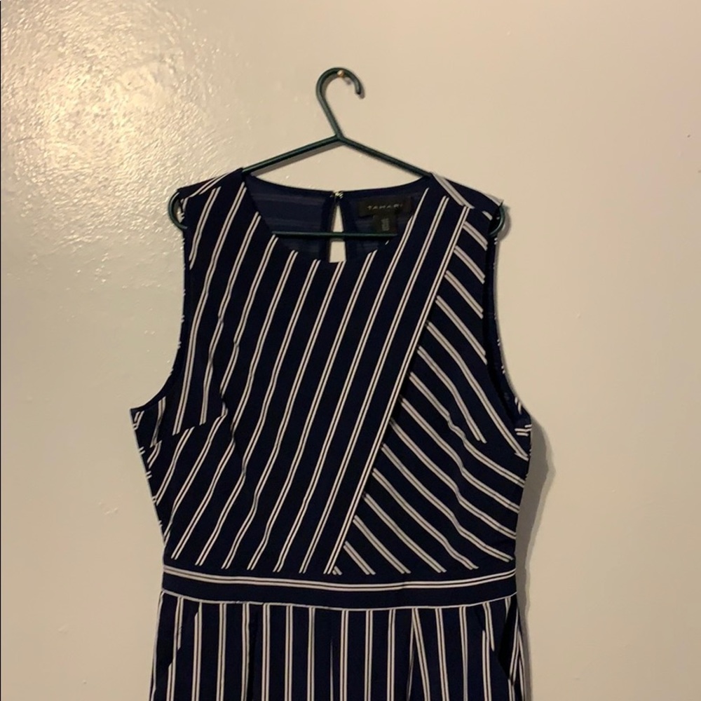 Striped jumpsuit - needs a new zipper
